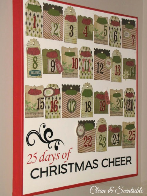 Cute Christmas Activity Advent Calendar tutorial.