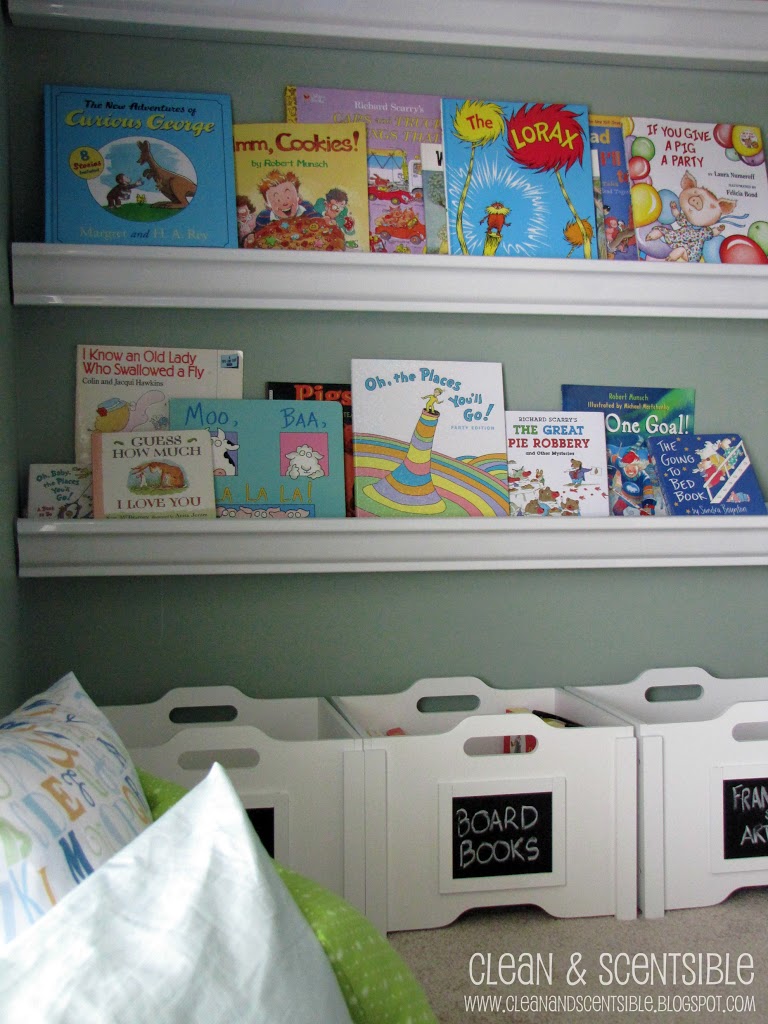 Reading Nook Gutter Bookshelves Clean And Scentsible