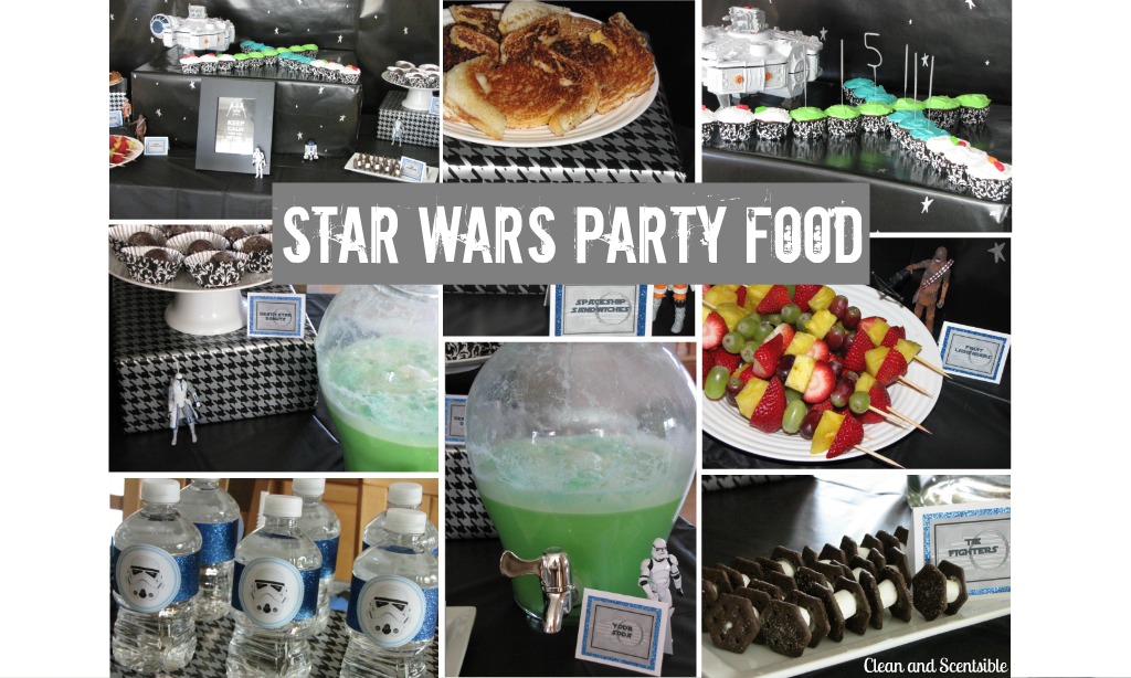 star wars party food labels