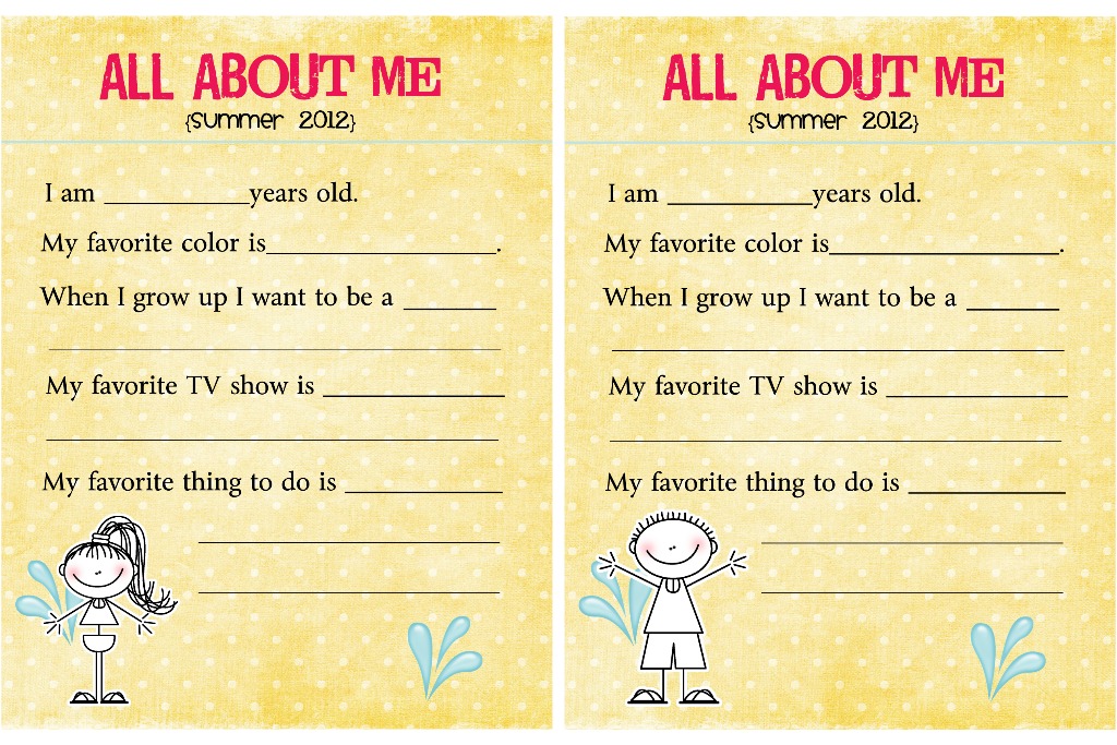 Summer Time Capsule FREE printables - Clean and Scentsible