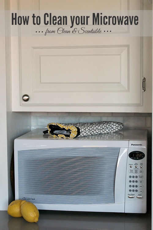 How to clean your microwave {and garbage disposal too!}