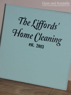 Creating a Cleaning Binder {HOD}