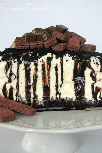 The easiest ice cream cake ever! Done in less than 10 minutes!