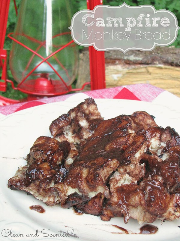 Chocolate monkey bread done up on the campfire.  SO good!