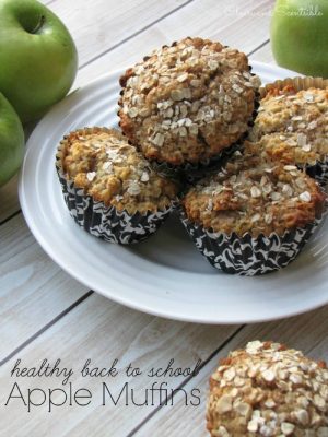 Healthy Apple Muffins. Perfect for those breakfasts on the go or afternoon snack.