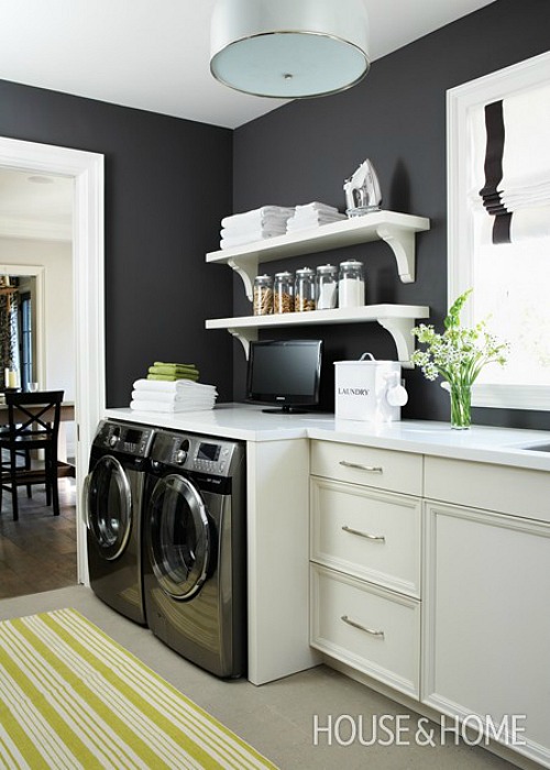 Beautiful laundry room decor and organization ideas!