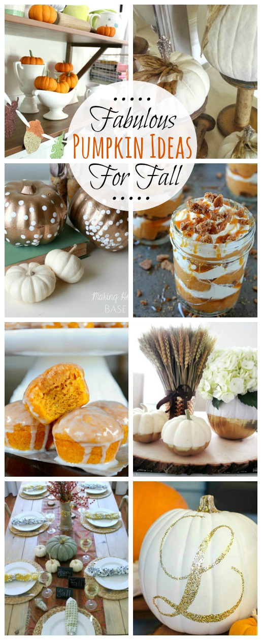 Lots of great pumpkin ideas for fall! // cleanandscentsible.com