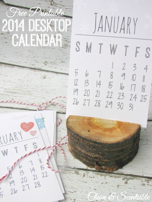 Free printable calendar. So cute!