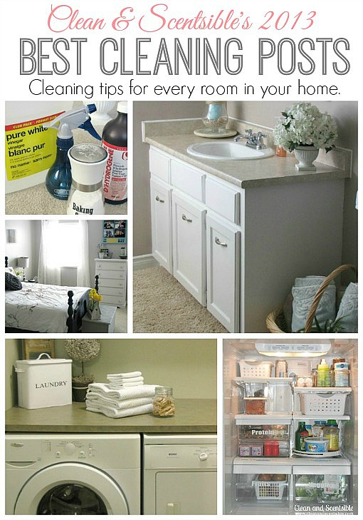 Awesome cleaning tips for cleaning every room in your home. Great for Spring Cleaning!