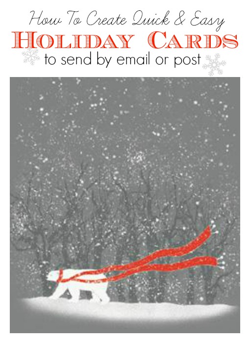 Sending Christmas Cards The Easy Way Clean And Scentsible