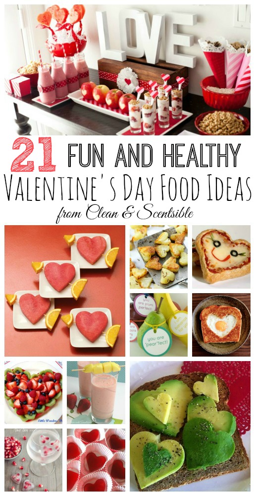 Lots of fun and healthy Valentine's Day food ideas!