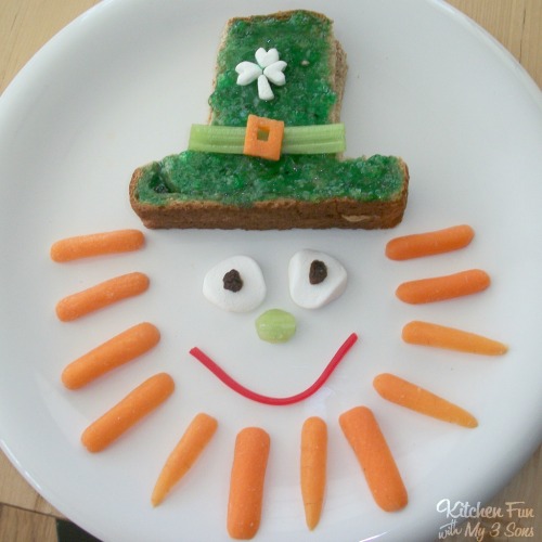 Lots of fun and healthy St. Patrick's Day Food Ideas!