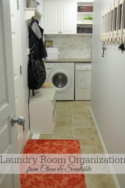 Great laundry room organization and design ideas!