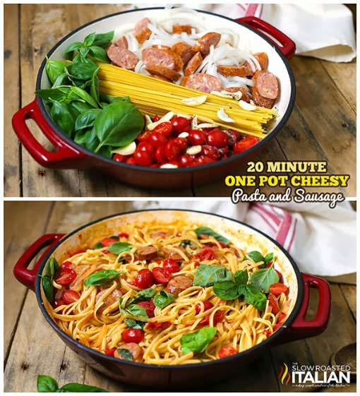 Lots of quick and easy one pot dinner ideas.  Perfect for those weekday meals!