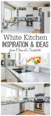 White Kitchen Tour from Clean and Scentsible.