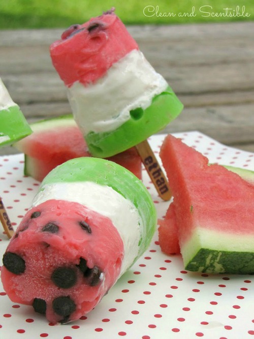 Watermelon pudding pops and 100 other fun ideas for summer!