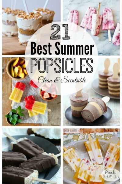 21 of the best summer popsicle recipes! These look so good! // cleanandscentsible.com