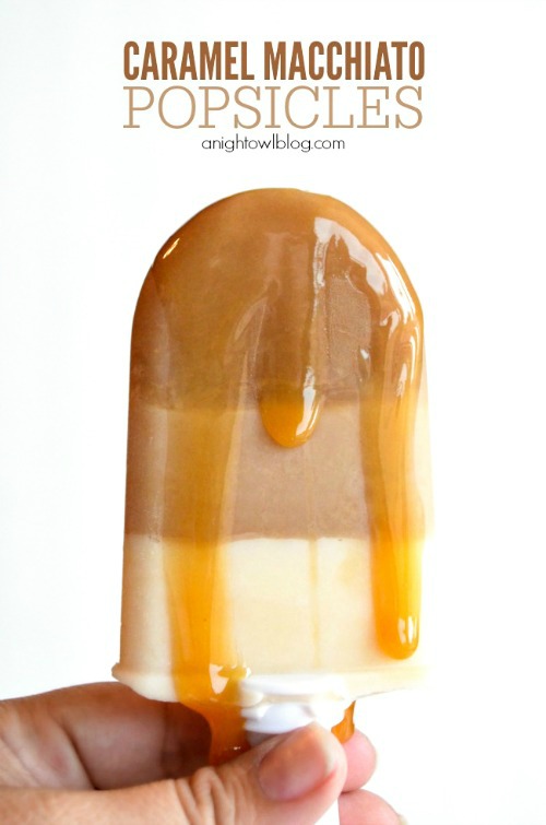 Caramel Macchiato Popsicles and lots of other tasty popsicle ideas!