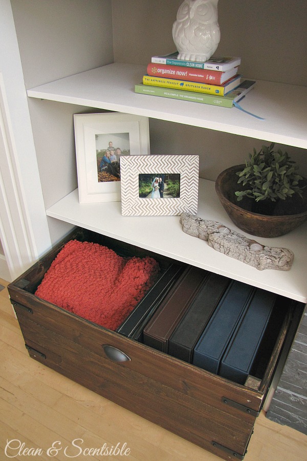 DIY Rustic Crate Tutorial.  Such pretty and functional storage!