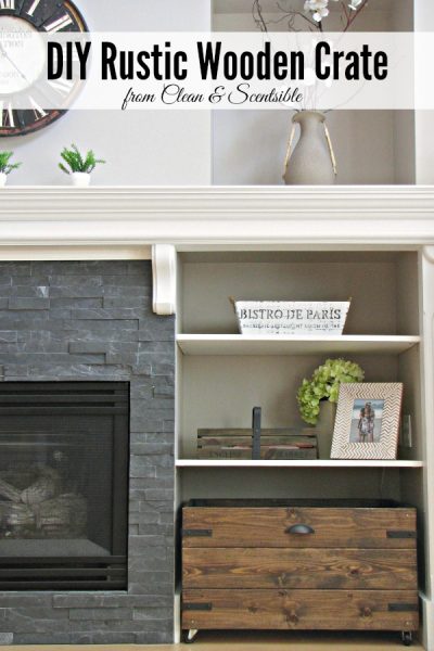 These easy DIY wooden crates are beautiful and add tons of functional storage space. Great for pillows, blankets, toys, and more!
