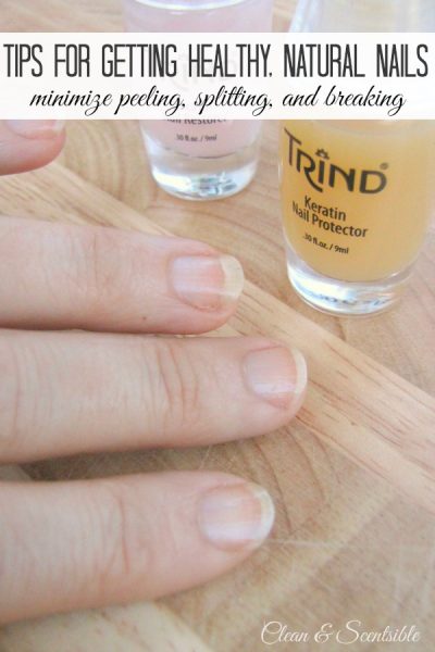 Tips on how to get healthy, natural nails.