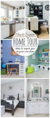 Come take the home tour for ideas to inspire you in your own home! // cleanandscentsible.com