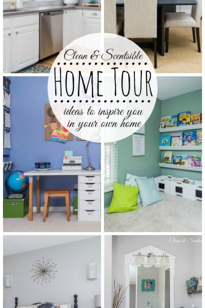Come take the home tour for ideas to inspire you in your own home! // cleanandscentsible.com