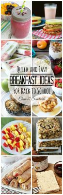 Lots of quick, easy, and healthy breakfast ideas! // cleanandscentsible.com