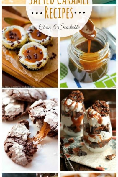 Delicious salted caramel recipes to satisfy those sweet and salty cravings! // cleanandscentsible.com