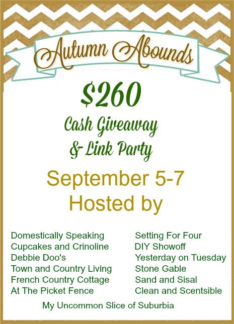 Fall Llnk Party and $260 CASH giveaway!
