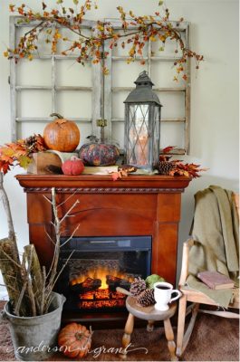 Beautiful and easy ideas to decorate your home for fall. // cleanandscentsible.com