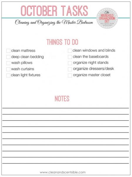 How to Organize Your Master Bedroom - Clean and Scentsible