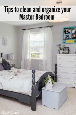 Everything you need to get your master bedroom cleaned and organized. Free printables included. // cleanandscentsible.com