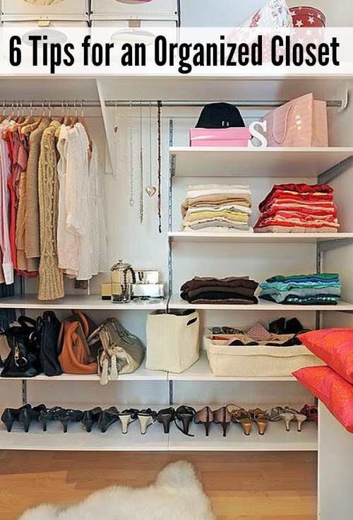 Great tips to organize your master closet! // cleanandscentsible.com