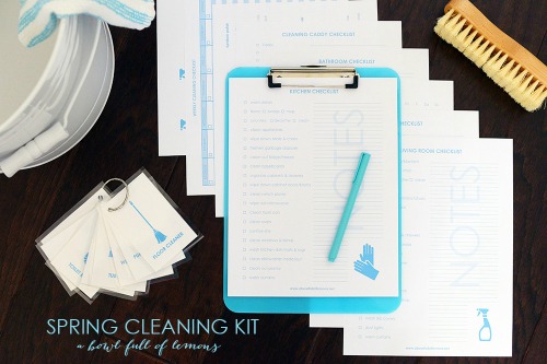 Amazing Spring Cleaning printable package!! Everything you need to get your home sparkling and refreshed for spring!