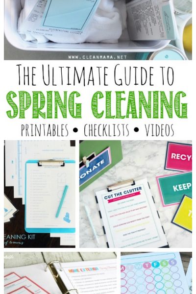 Amazing Spring Cleaning printable package!! Everything you need to get your home sparkling and refreshed for spring!