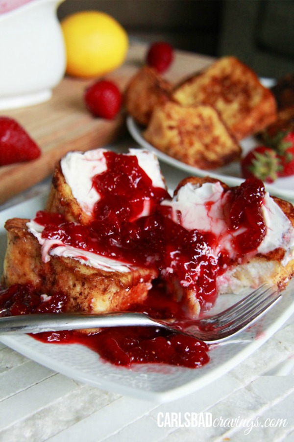 Angle Food French toast and lots of other breakfast ideas for Mother's Day!