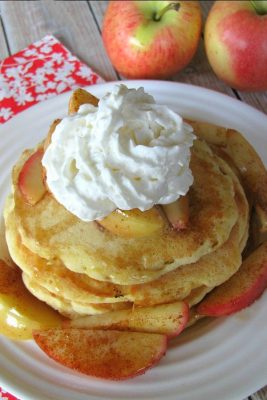 Grilled apple pie pancakes and lots of other yummy breakfast ideas. Perfect for Mother's Day!