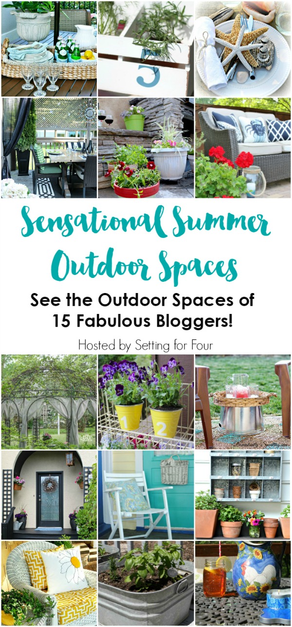 Beautiful ideas to decorate your outdoor spaces.  Can't wait to try some of these!
