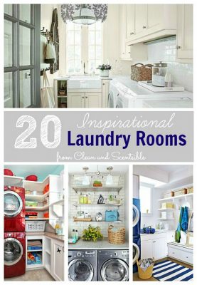 Beeautiful laundry room design and organization ideas!