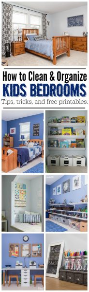 How to Organize Kids Bedrooms - Clean and Scentsible