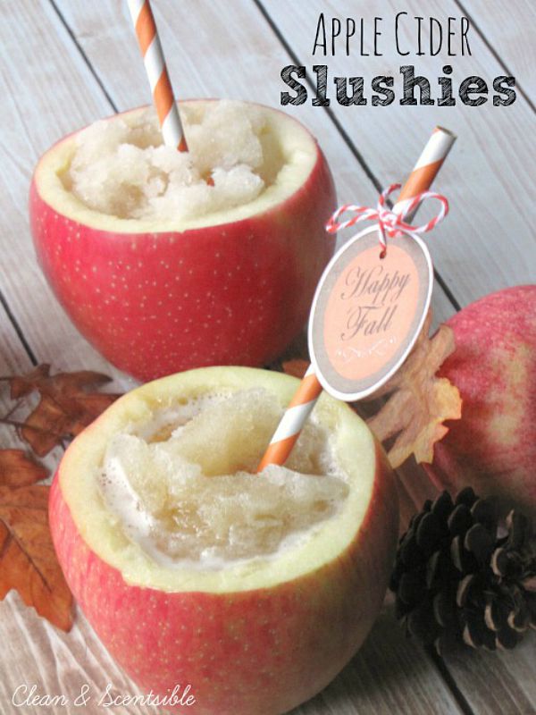 Make thick slushies every time with this apple cider slushie recipe!