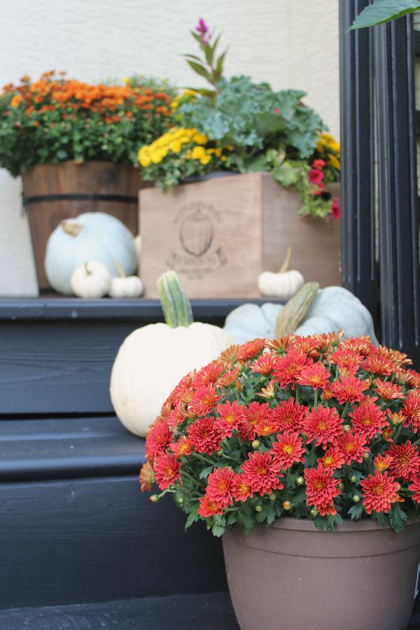Beautiful fall front porch and home tour.  Tons of fall inspiration.