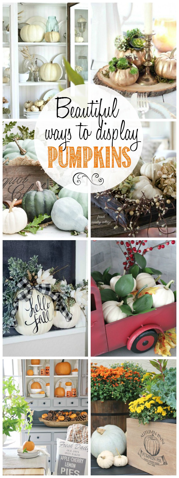 Decorating With Pumpkins - Clean and Scentsible