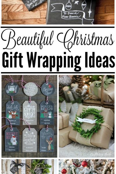Simple and beautiful ways to dress up your Christmas gifts. Love these Christmas gift wrapping ideas!