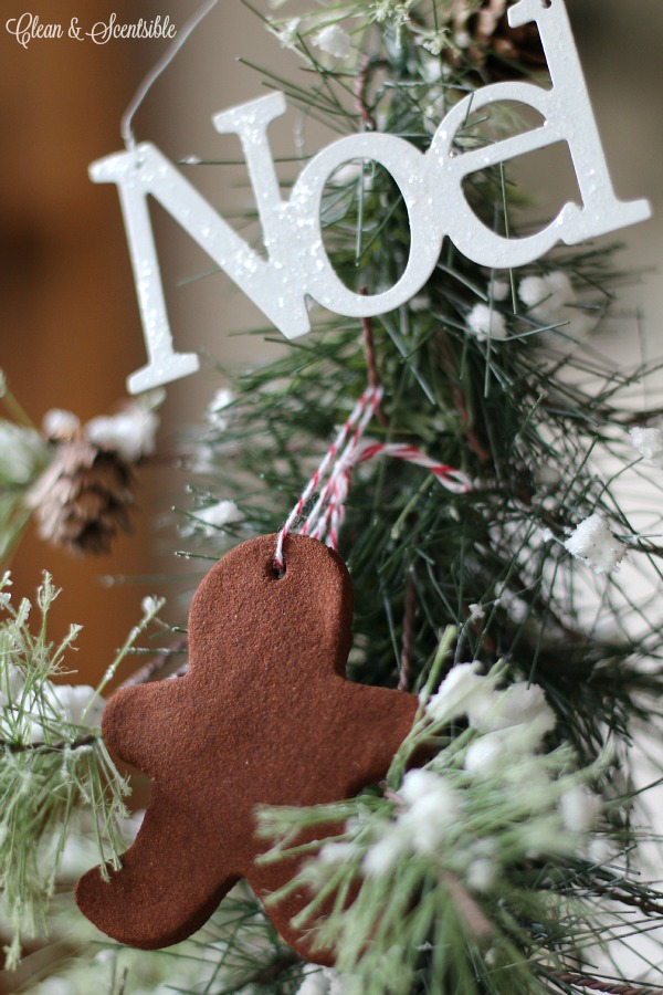 Make these cute cinnamon Christmas tree ornaments with only two ingredients! This would be a wonderful holiday tradition to do with your kids and they will smell so good for years to come!