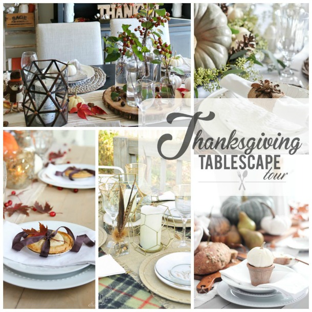 Beautiful Thanksgiving tablescape ideas.