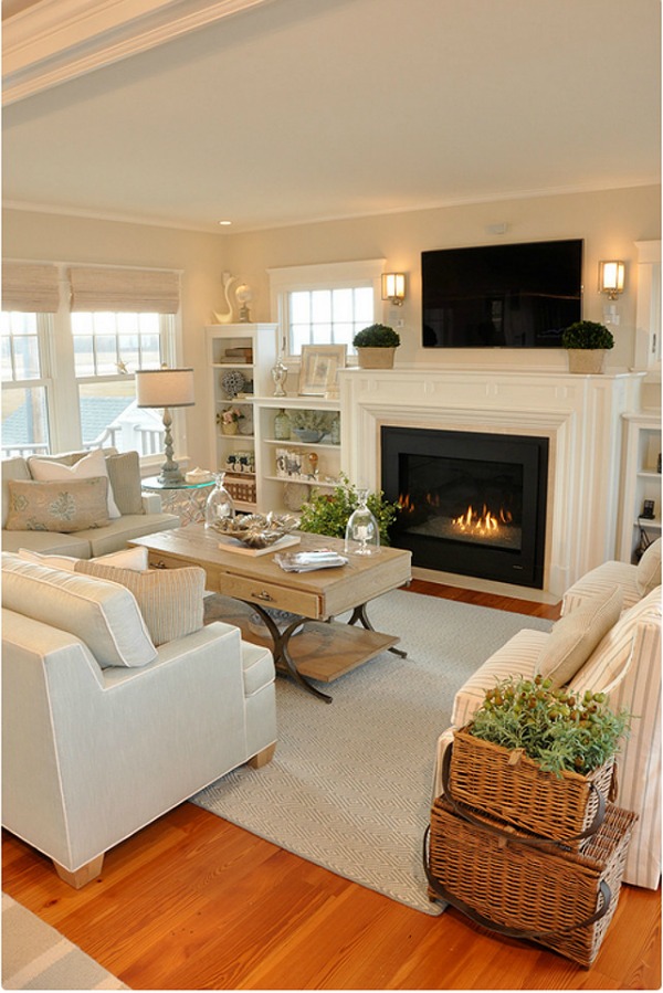 Living room and family room design ideas.