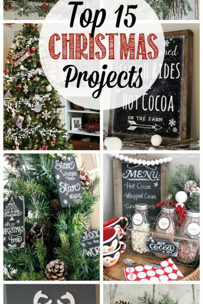 Great collection of Christmas projects, crafts, and decor ideas for your home!