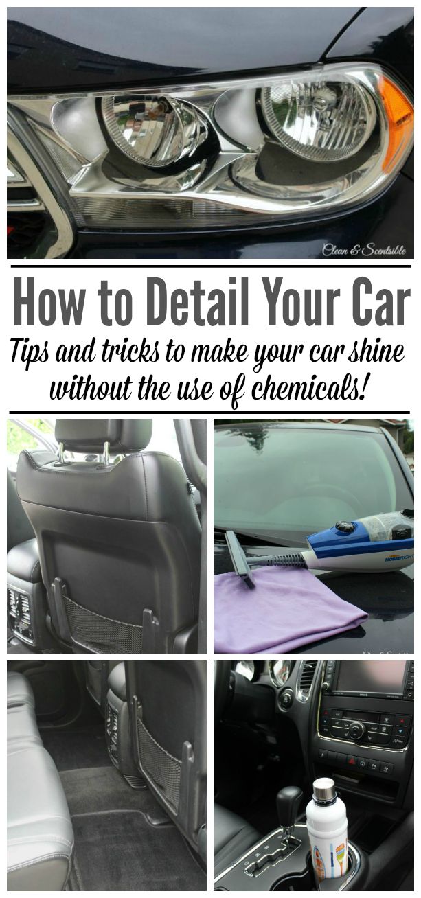 Awesome tips on how to detail your car. Lots of tips to clean the rest of the house too!